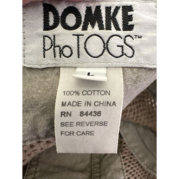 Domke Men's L Vest PhoTOGS Professional Photo  Photography Fishing Hunting khaki - Picture 12 of 13